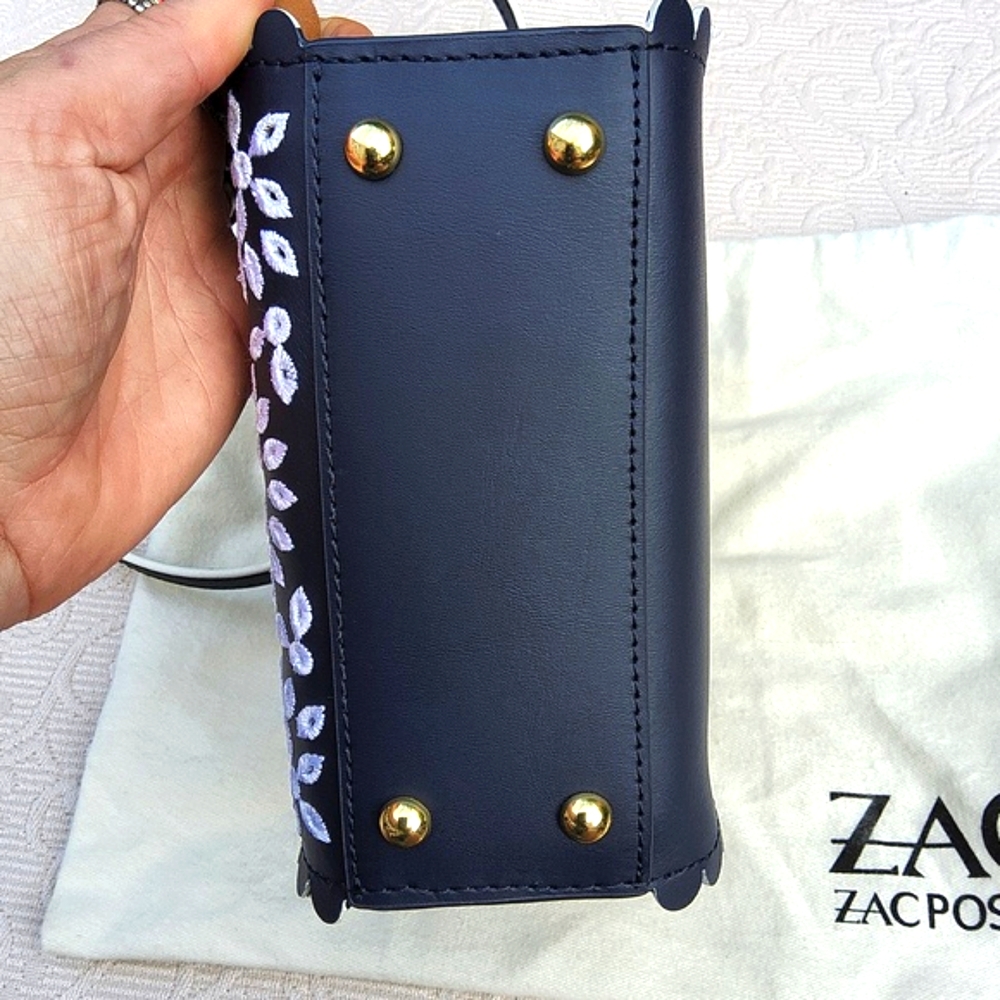 SOLD-Zac Zac Posen Iconic Eartha Mini Top Handle Crossbody Bag - Picture 6 of 14
